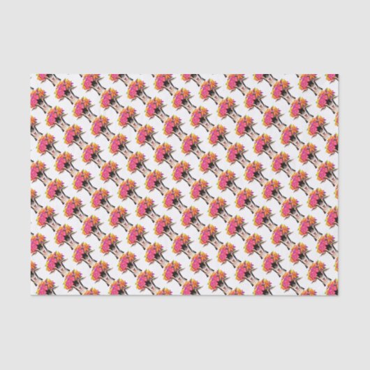 Weefselpapier - Posey de geit Tissuepapier (Voorkant)