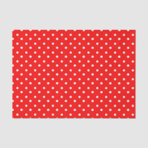 Weefselpapier/rode pokkendots tissuepapier