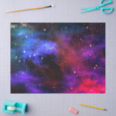 Weefselpapier ruimtekosmos sterren zonnestelsel tissuepapier (Craft)