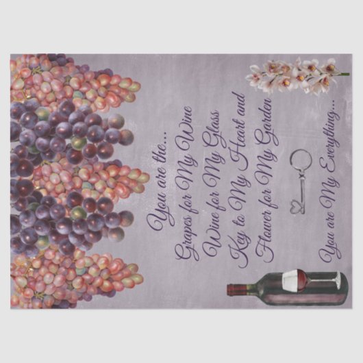 Weefselpapier set 2 Love No.03 Tissuepapier (Voorkant)