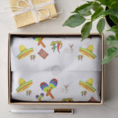 Weefselpapier Sombrero Hot Peppers Floral Tissuepapier (Geschenk)