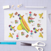 Weefselpapier Sombrero Hot Peppers Floral Tissuepapier (Craft)