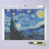 WEEFSELPAPIER : STERRENNACHT VAN GOGH TISSUEPAPIER (Craft)