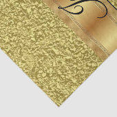Weefselpapier Stripes Gold Tissuepapier (Detail)