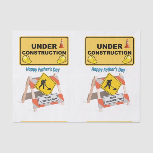 Weefselpapier Vaderdag Tissuepapier (Voorkant)