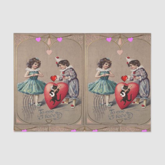 Weefselpapier Valentijnsdag Tissuepapier (Voorkant)