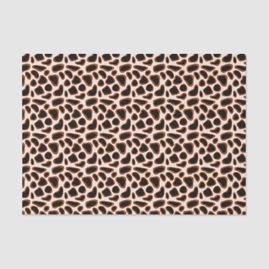 Weefselpapier van het Giraffe Animal Print Pattern Tissuepapier (Voorkant)