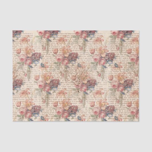 Weefselpapier van Walden  Garden Flowers Tissuepapier (Voorkant)
