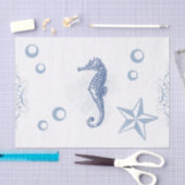 Weefselpapier Verpakking zeestrand water Tissuepapier (Craft)