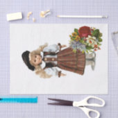 Weefselpapier Victoriaans Floral Tissuepapier (Craft)