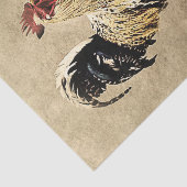 Weefselpapier voor boerderij Rooster Tissuepapier (Detail)
