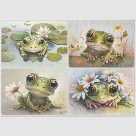 Weefselpapier voor froggies tissuepapier (Voorkant)