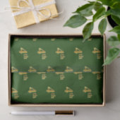 Weefselpapier voor groene, Faux Gold 4de (vierde)  Tissuepapier (Geschenk)