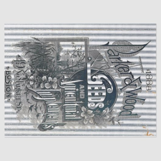 Weefselpapier voor het scheuren van zaadzakken tissuepapier (Voorkant)