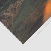 Weefselpapier voor het Sunset Mountains Lake Sunse Tissuepapier (Detail)