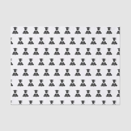 Weefselpapier voor het thema afstuderen tissuepapier (Voorkant)