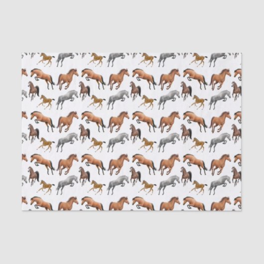 Weefselpapier voor Hunter Jumper Horses Tissuepapier (Voorkant)