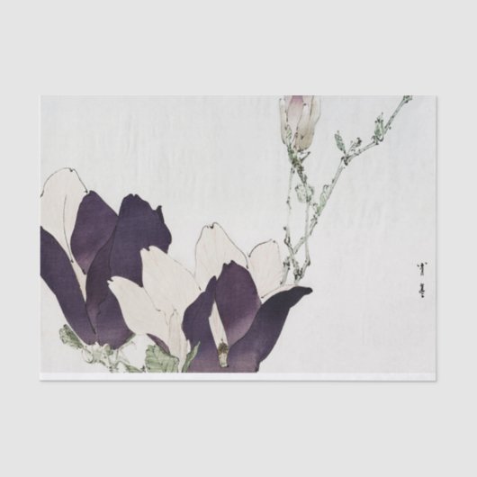 Weefselpapier voor JAPANESE VLOERAFDRUKTE Tissuepapier (Voorkant)