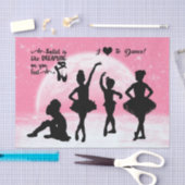 Weefselpapier voor jonge balletdansers tissuepapier (Craft)