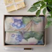 Weefselpapier voor kersen, bloesems en blauwe bosb tissuepapier