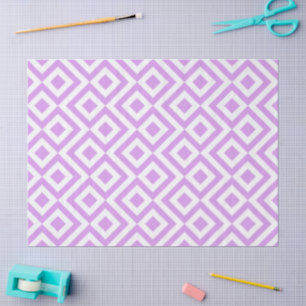 Weefselpapier voor lavender en White Meander Tissuepapier