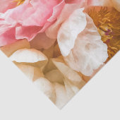 Weefselpapier voor peulroze en crème peonies tissuepapier (Detail)