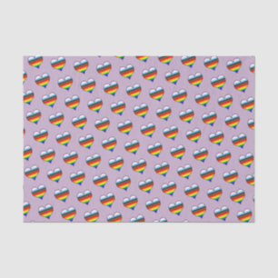 Weefselpapier voor regenbooghartpatroon tissuepapier