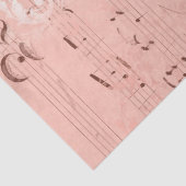 Weefselpapier voor  roze muziekvel tissuepapier (Detail)