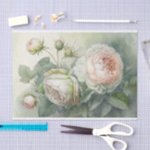 Weefselpapier voor Rozen van lentekool Tissuepapier (Craft)
