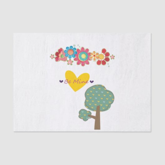 Weefselpapier voor Valentijnsdag is van mijn Tissuepapier (Voorkant)