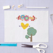 Weefselpapier voor Valentijnsdag is van mijn Tissuepapier (Craft)