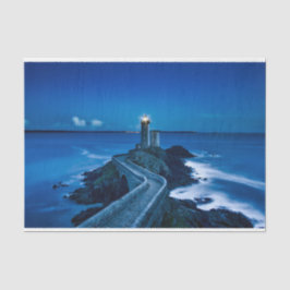 Weefselpapier voor vuurtoren - Blauwe Oceaan Tissuepapier