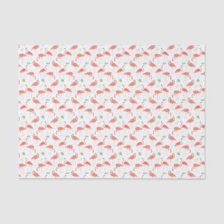 Weefselpapier voor Waterverf flamingo patroon Tissuepapier
