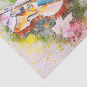 Weefselpapier voor waterverf Violin Music-decoupag Tissuepapier (Detail)