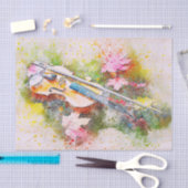 Weefselpapier voor waterverf Violin Music-decoupag Tissuepapier (Craft)