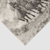 Weefselpapier voor  wilde paarden tissuepapier (Detail)