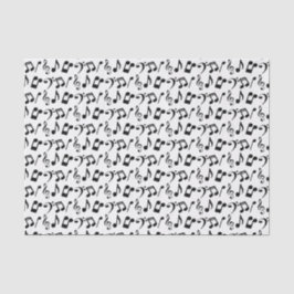 Weefselpapier voor zwarte Muzieknoten Tissuepapier