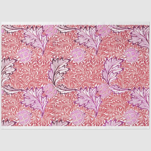 WEEFSELPAPIER : WILLIAM MORRIS : APPLE TISSUEPAPIER (Voorkant)