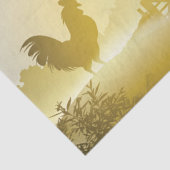 Weefselpapier - Zonnedagochtend Boerderij Land R Tissuepapier (Detail)