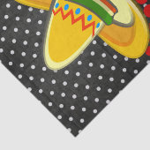 Weefselpapier zwart wit podium, een punt, hotpanne tissuepapier (Detail)