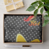 Weefselpapier zwart wit podium, een punt, hotpanne tissuepapier (Geschenk)