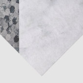 Weefselpapier zwarte witte marmer tissuepapier (Detail)