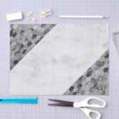 Weefselpapier zwarte witte marmer tissuepapier (Craft)