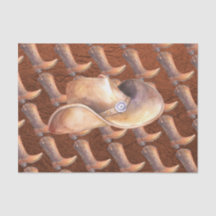 Weefselpapierset (2) Cowboy Pet en Boots