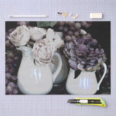 Weefselpapierset van 2 Pitchers, Grafieken en Bloe Tissuepapier (Craft)