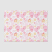 Weefsels met papieren roze cirkels tissuepapier (Voorkant)