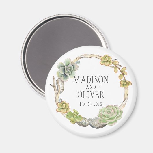 Weefsels, twijgen en stangen | Weddenschap Magneet (Voorkant / Achterkant)