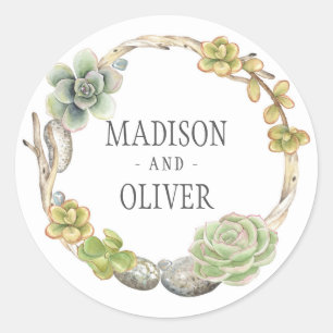 Weefsels, twijgen en stangen Weddenschap Ronde Sticker