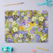 weefsels van bronbloemen tissuepapier (Craft)