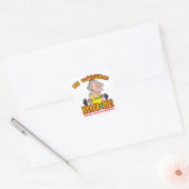 Weefsels Vierkante Sticker (Envelop)